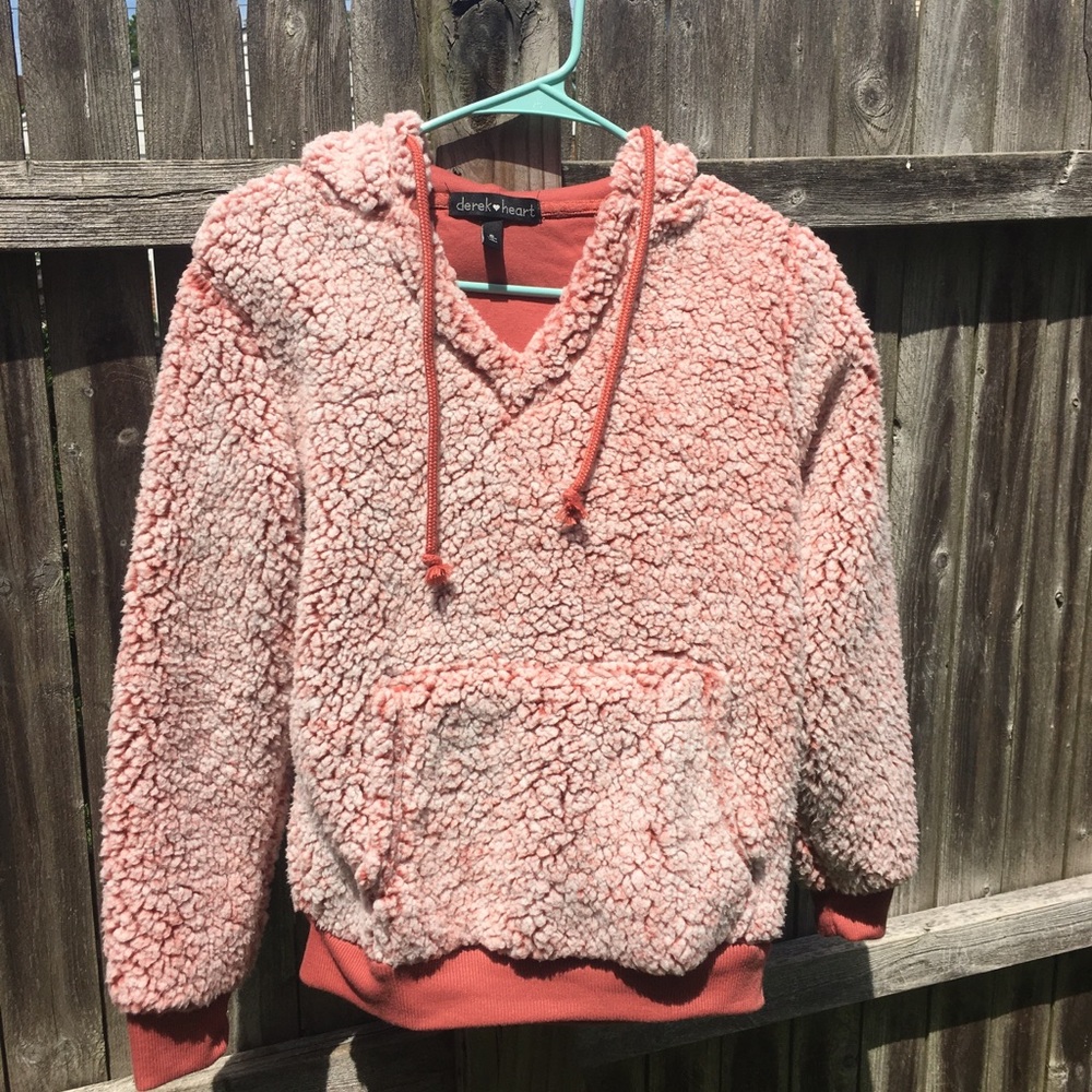 Pink Sherpa Hoodie